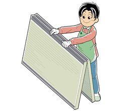 畳手入れイラストイメージ