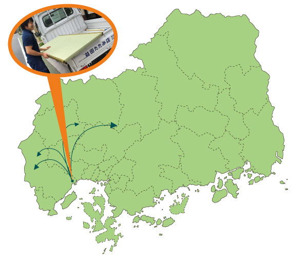 対応エリアイメージ地図